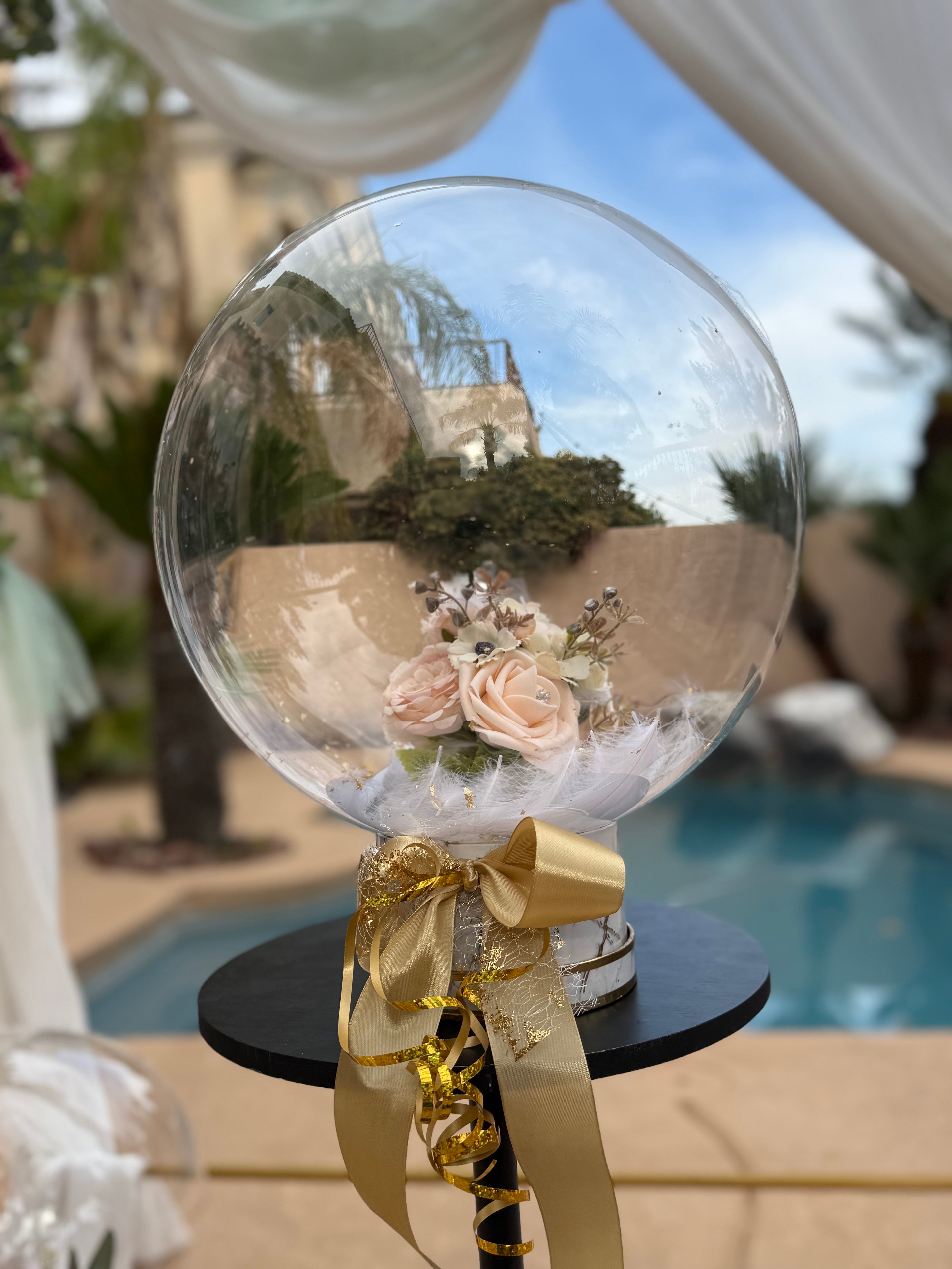 Signature Marble Floral Bubble (Feather Luxe Edition)