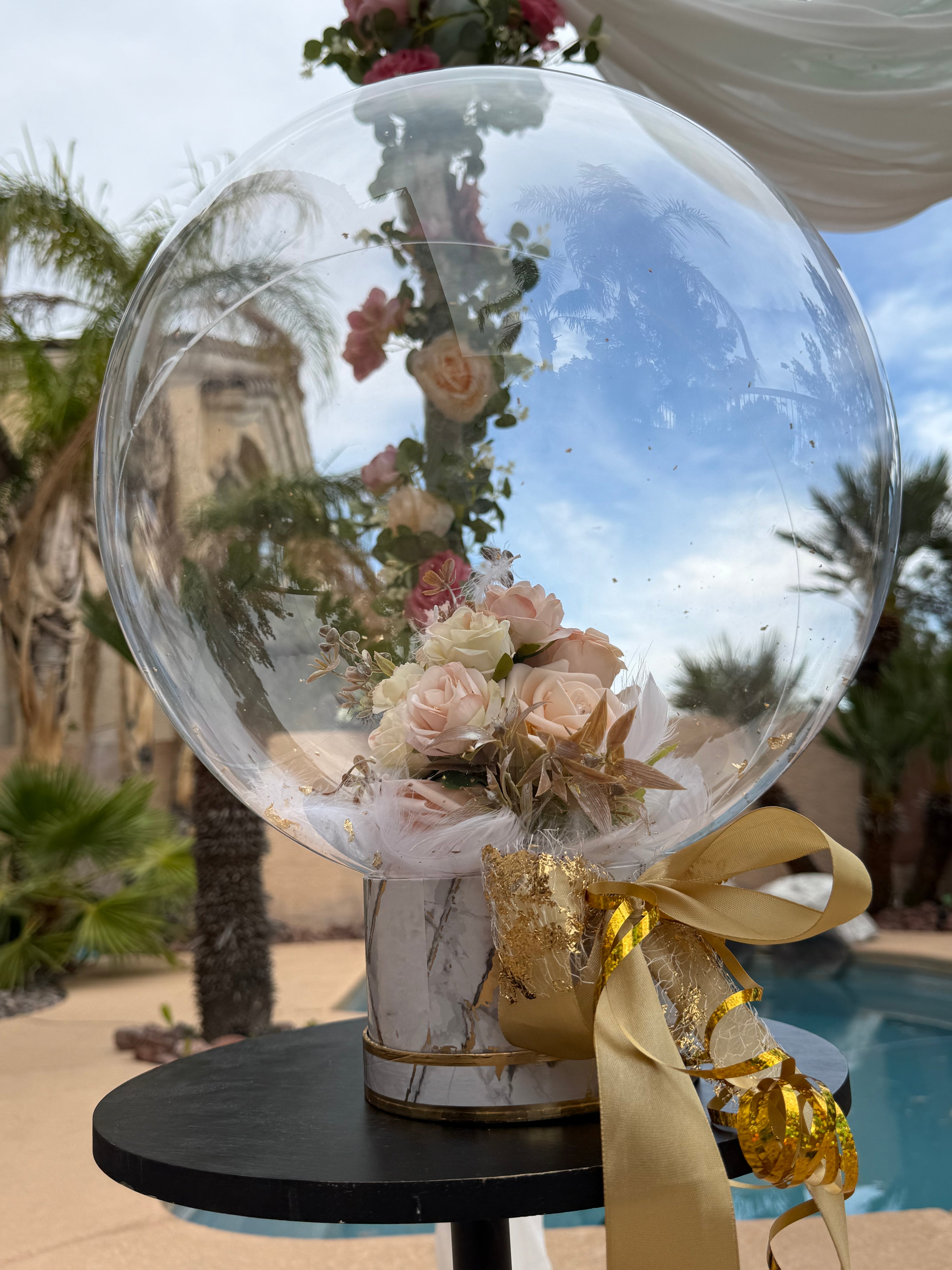 Signature Marble Floral Bubble (Feather Luxe Edition)