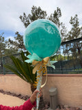Teal Pearl Bubble Cone